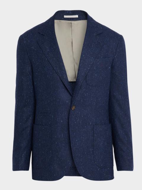 Brunello Cucinelli Men's Flecked Donegal Sport Coat