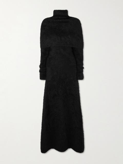 TOTEME Alpaca-blend Turtleneck Maxi Dress