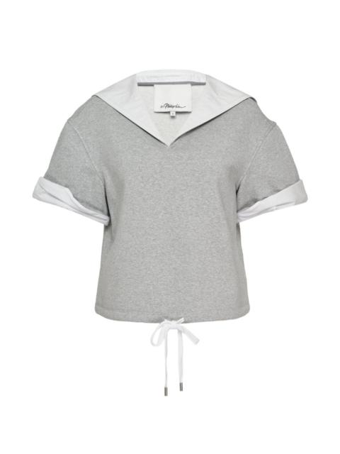 3.1 Phillip Lim sailor-collar drawstring-detail top