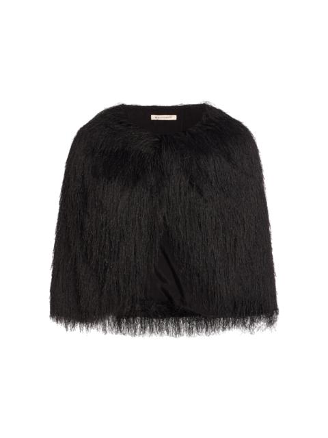 BY MALENE BIRGER Pinla Fringed Cape black
