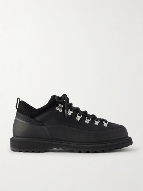 Diemme Roccia Basso Rubber and Suede-Trimmed Mesh Hiking Boots