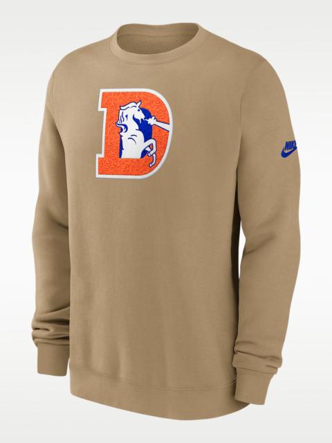 Nike Denver Broncos Swing Pass Rewind Club Men's Nike NFL Pullover Crew