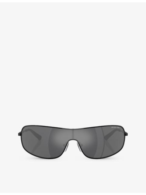 MICHAEL KORS MK1139 Aix rectangle-frame metal sunglasses