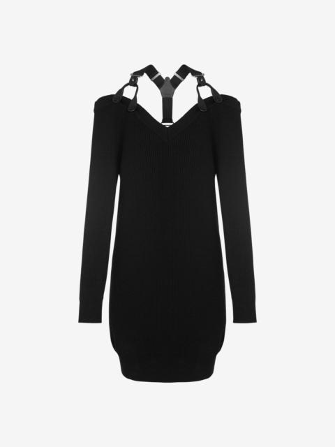 Moschino WOOL DRESS WITH STRAPS