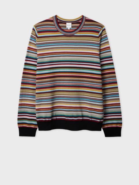 Paul Smith 'Signature Stripe' Merino Wool Knit Sweater