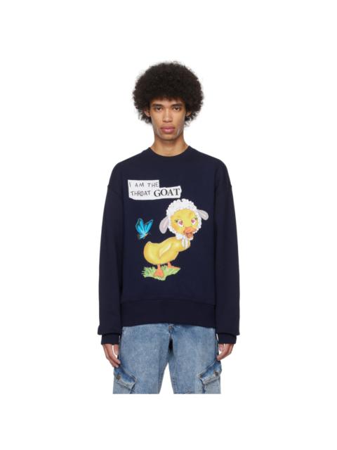 EGONLAB Navy Goat Sweatshirt