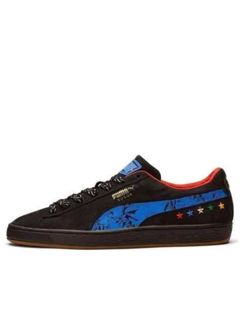 PUMA Puma Suede DC 정의 리그 블랙 Bluemazing