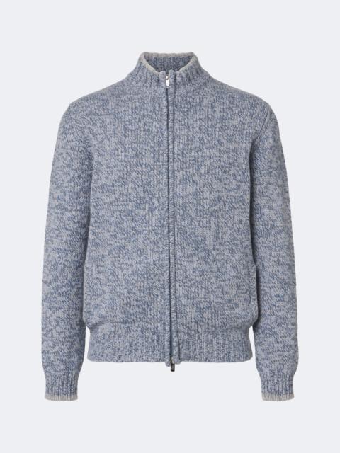 FEDELI Alpaca and wool cardigan