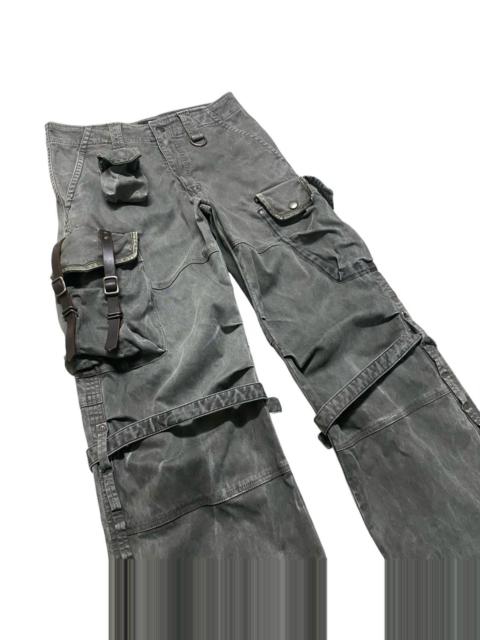 Other Designers Le Grande Bleu (L.G.B.) - Tete Homme Leather Trimmed Cargo  Bondage Pants | tamadakat0 | REVERSIBLE