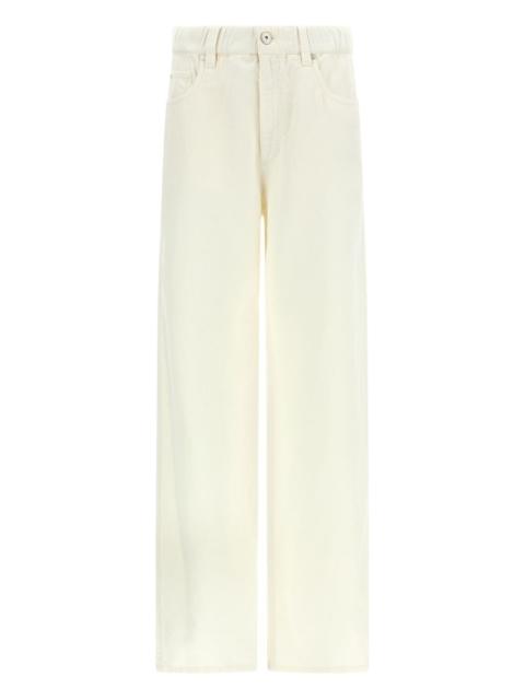 Brunello Cucinelli elastic waistband pocket trousers