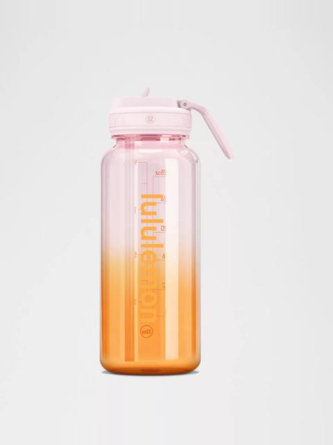 lululemon Back to Life Clear Bottle 32oz *Straw Lid