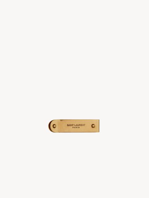 SAINT LAURENT ID MONEY CLIP IN METAL