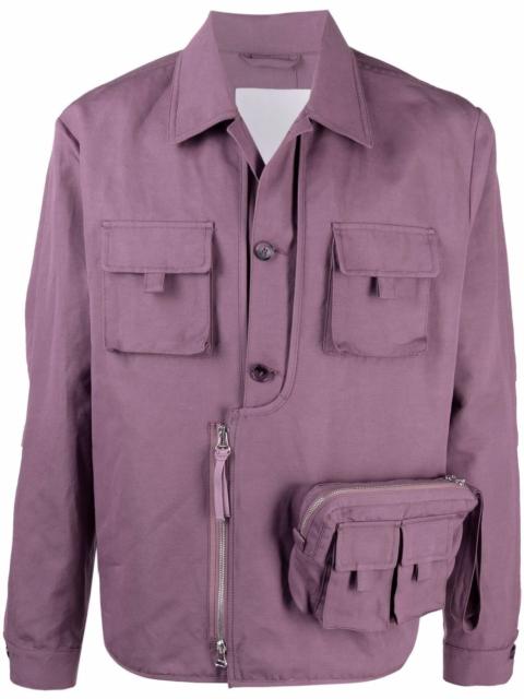 KENZO multiple-pocket long-sleeve jacket
