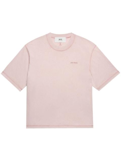 AMI Paris embroidered cotton T-Shirt