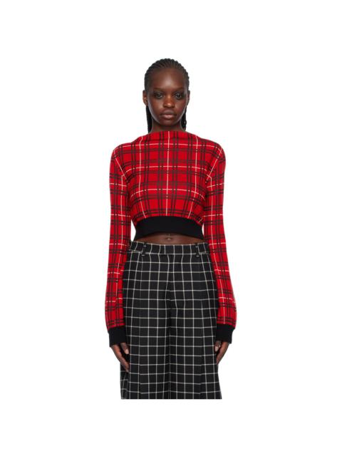 Marni Red Cropped Sweater