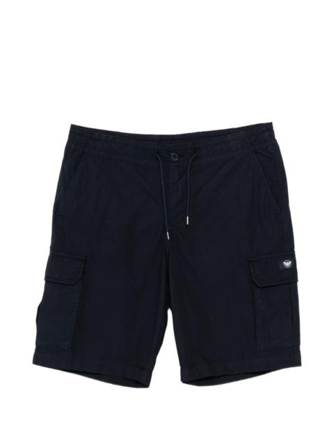 EMPORIO ARMANI logo-patch cargo shorts