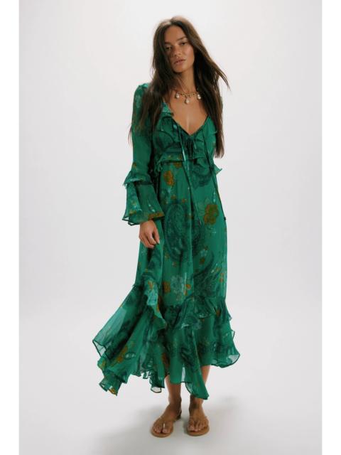 FREE PEOPLE Paisley Petals Maxi Dress