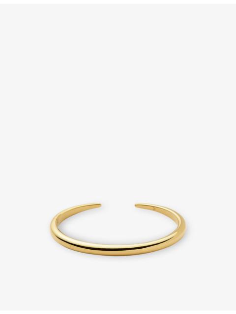 MISSOMA Claw 18ct yellow gold-plated brass cuff bracelet