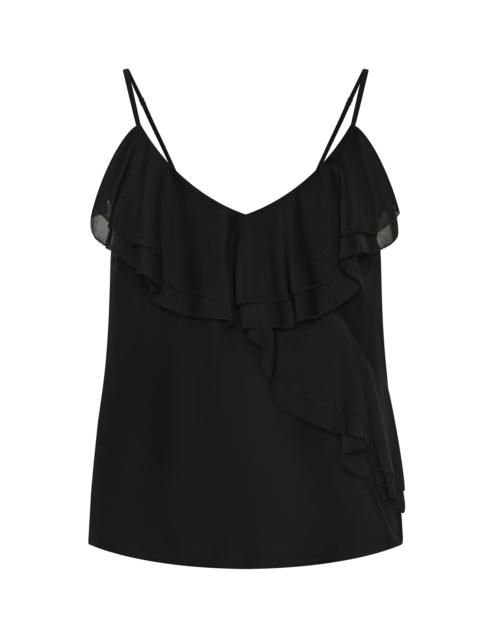 L'AGENCE Erika Silk Chiffon Camisole