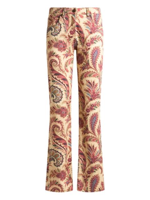 Etro paisley-print straight-leg jeans