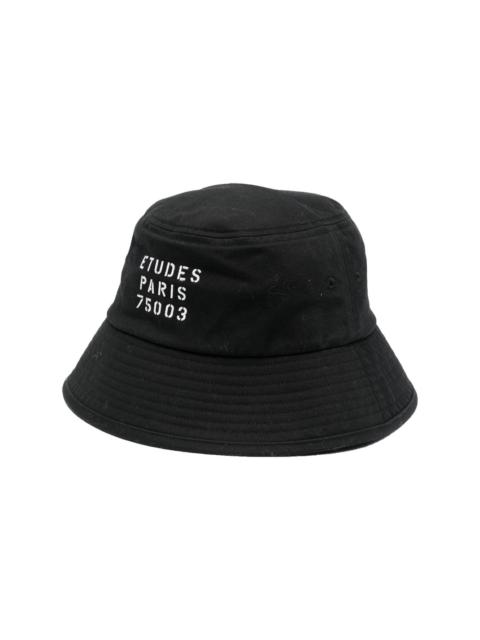 Étude logo-embroidered bucket hat