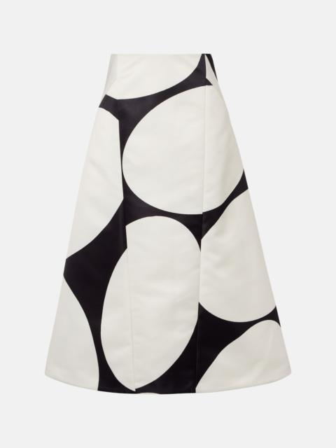 Dries Van Noten Printed midi skirt