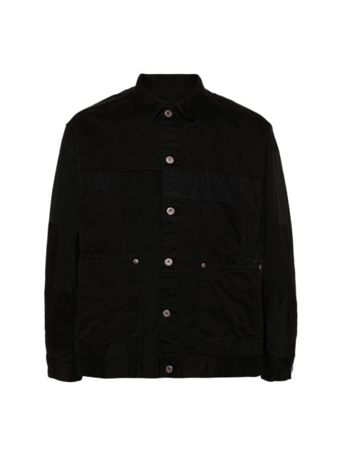 panelled shirt jacket