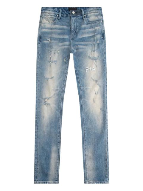 RTA distressed bootcut jeans