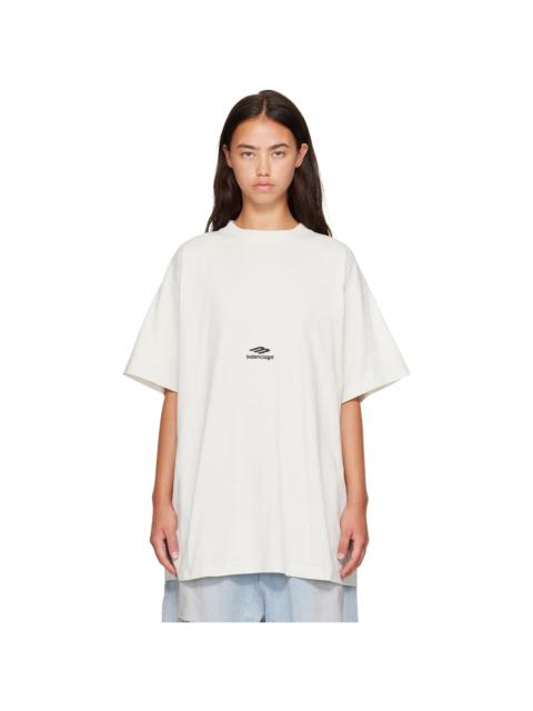 BALENCIAGA Off-White Ski Oversized T-shirt