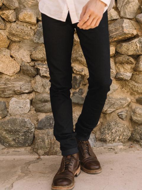 HIROSHI KATO The Needle Skinny - Black Raw 10.5oz Selvedge