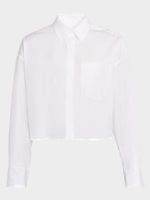 rag & bone Marin Cropped Cotton Shirt