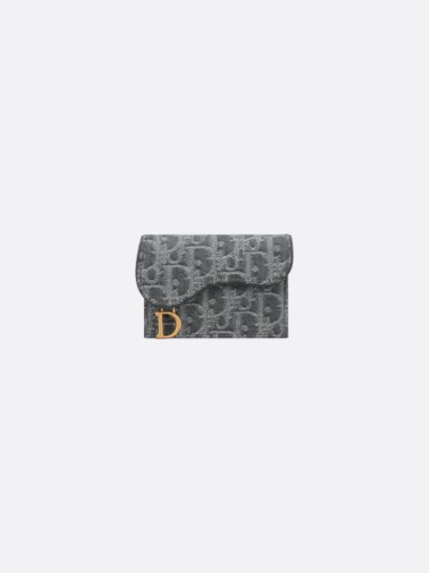 Dior Saddle Bloom Card Holder
