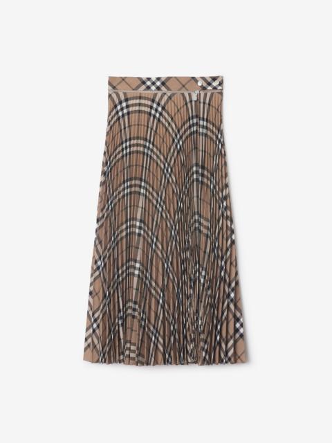 スカート BURBERRY EMBROIDERED POLYESTER BLEND SKIRT Burberry Embroidered Polyester Blend Skirt | Balardi