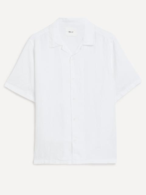 NN07 Julio 5706 White Linen Shirt