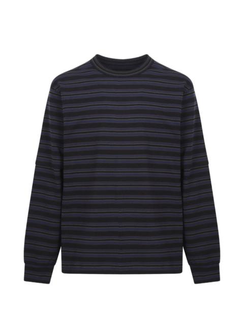 sacai horizontal-stripe long-sleeve T-shirt