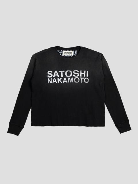 SATOSHI NAKAMOTO LOGO THERMAL T-SHIRTS
