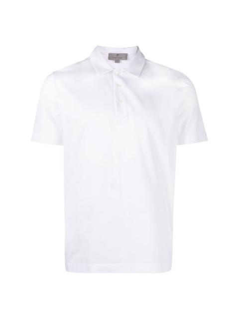 Canali knitted polo shirt
