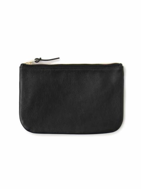 LEATHER TRAVEL POUCH BLACK