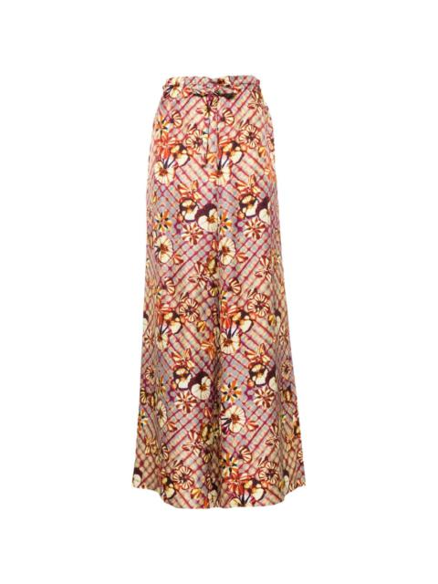 ULLA JOHNSON Sawyer high-waist wide-leg trousers