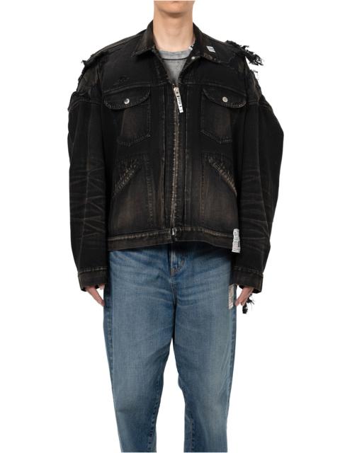 Maison MIHARAYASUHIRO Military Jacket Layered Denim Jacket