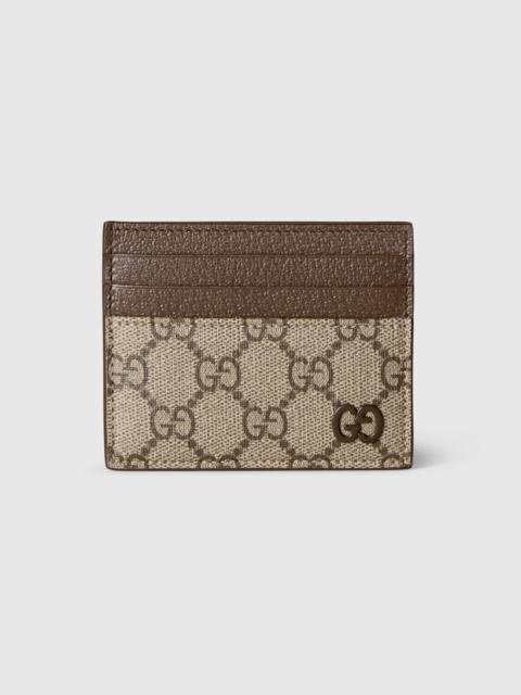 GUCCI GG card case with GG detail
