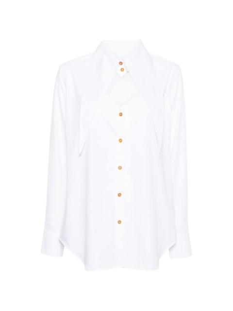 Vivienne Westwood Heart cut-out cotton shirt