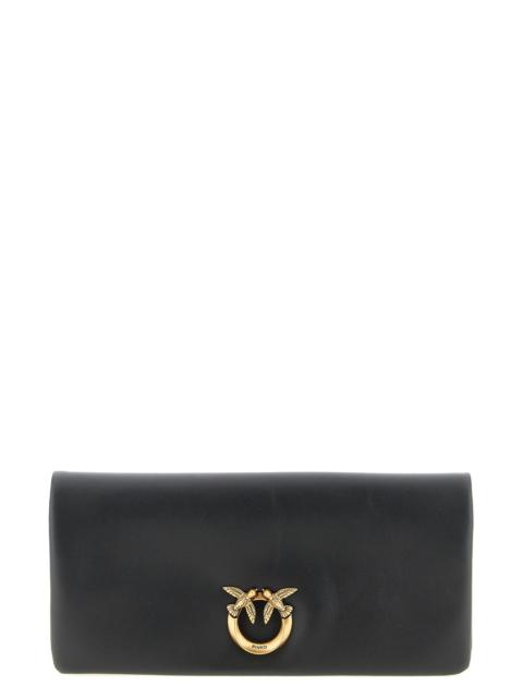 PINKO Medium 'Love Click Soft Horizontal' clutch bag