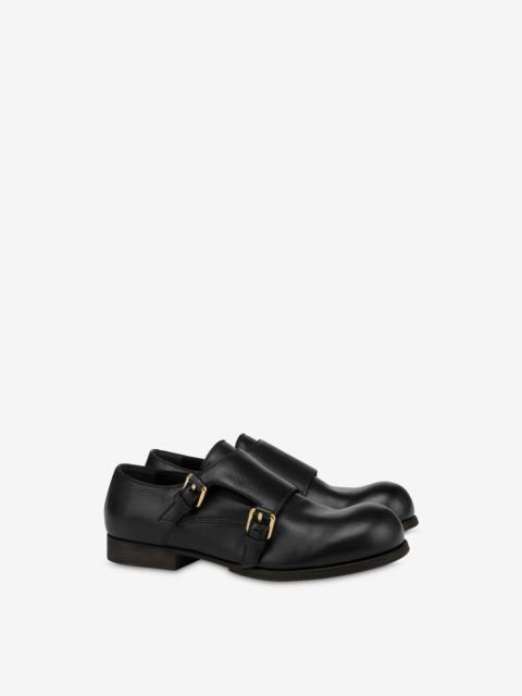 Moschino DOUBLE MONK STRAP LOAFERS COBBLER
