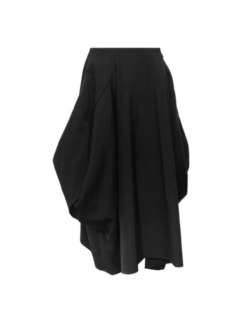 Comme Des Garçons Structured Voluminous Pleated Skirt