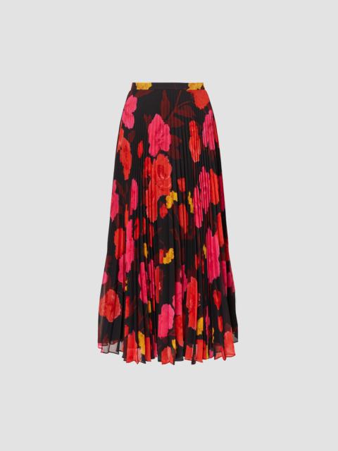 PLEATED MIDI SKIRT