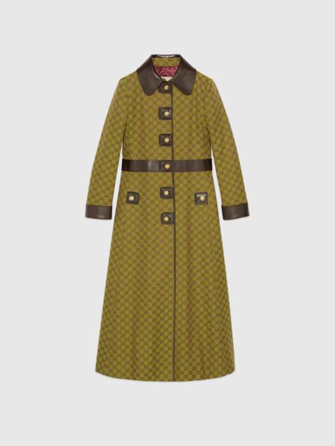 GUCCI US Exclusive GG canvas coat
