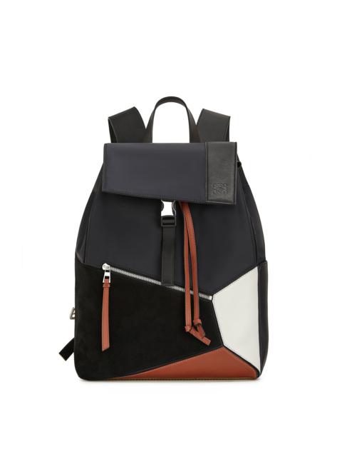Loewe Puzzle backpack in nylon and  calfskin
