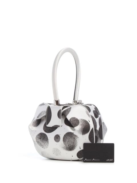 GABRIELA HEARST Adam Pendleton x Gabriela Hearst Nina Bag in Black & White Satin № 23