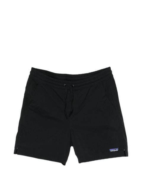 Patagonia drawstring logo patch shorts